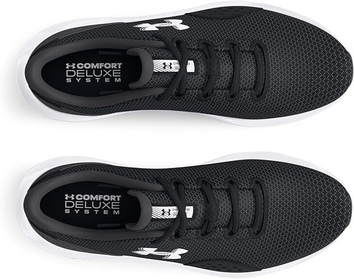 Under Armour men's Charged Surge 4 Sneaker 3027000 001 Black / Anthracite / White - AllSportsWearUSA